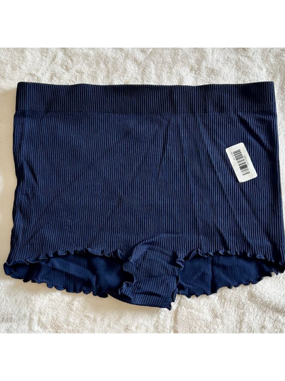 NWT Aerie Blue Ribbed Boyshort Panty - Size: Extra Large